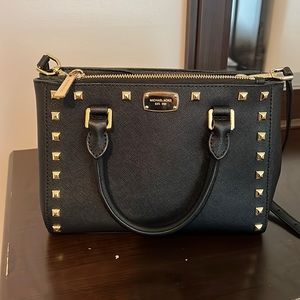 Michael Kors black cross body bag